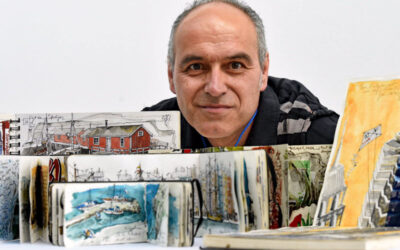 NICOLAS ROUX, SES CARNETS DE VOYAGE ASIATIQUES